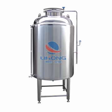 Edelstahl-Sanitärdampf, elektrische Heizung und Kühlung, doppelt ummantelter Alterungs-Fermentationsreaktor, Mischungsausgleich, Puffer-Fermenter, Fermenter-Lagertank