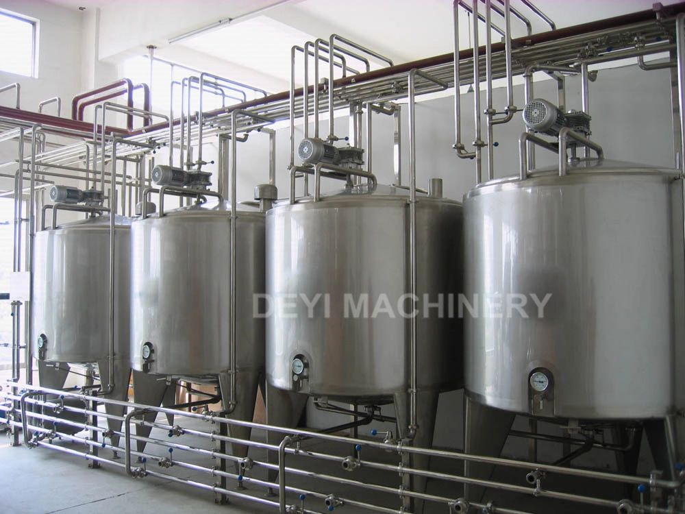 Stainless Steel Steam Jacketed Mixing Tank