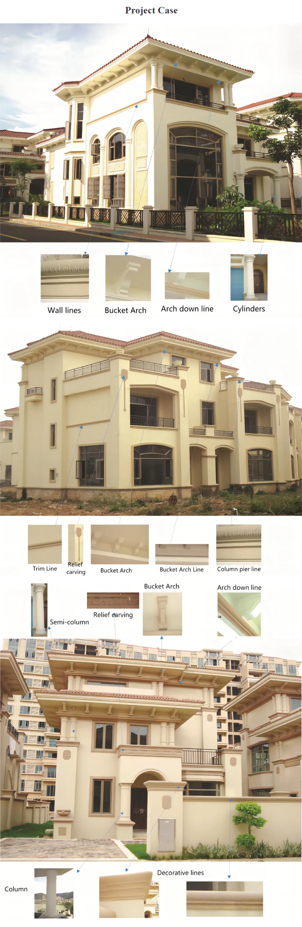 Chinese Designed Grc EPS Factory Price Grc Pillars Factory Supply Grc Decorative Panels Grc Cladding Foam Concrete Mould